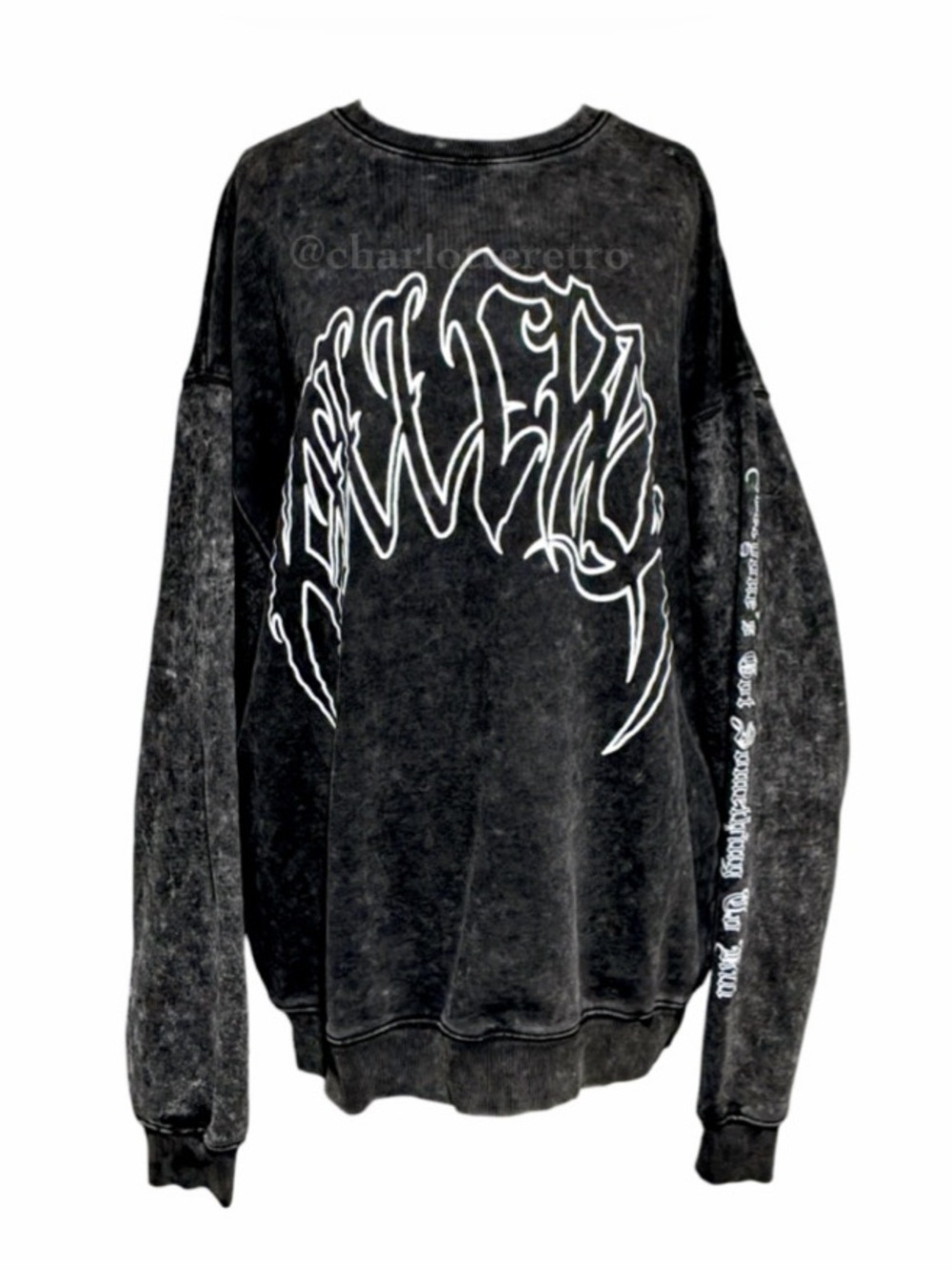 Kill Crew • Oversized Heavyweight Classic Crewneck • Stone Wash